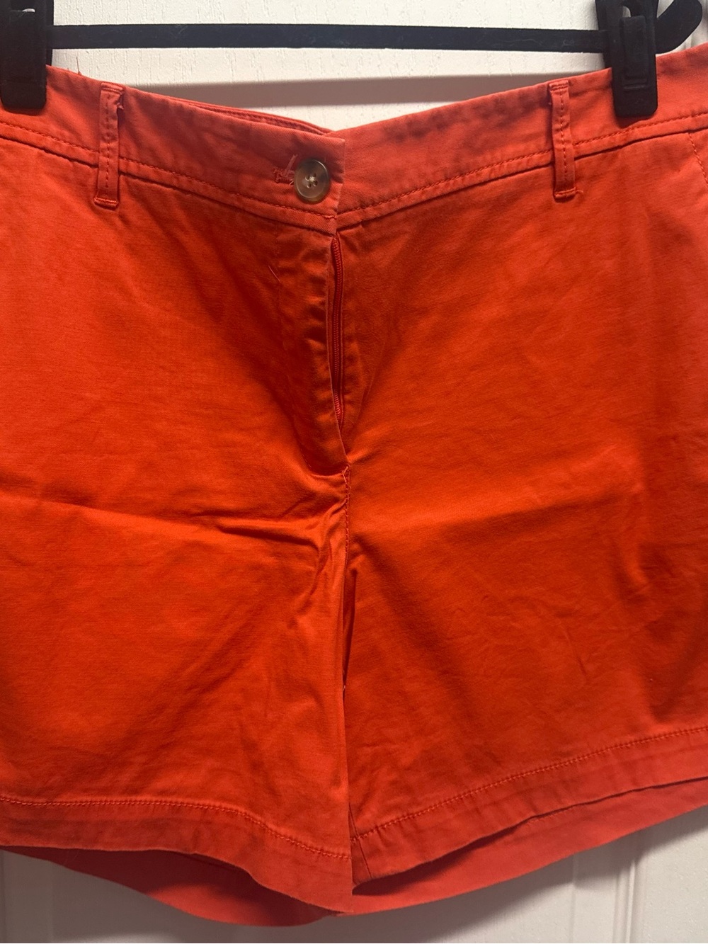 Talbots Bright Orange Tailored Shorts